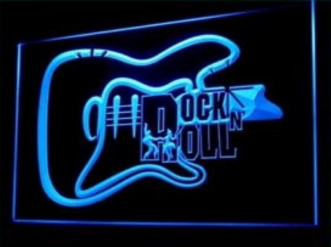 Rock Music School LED Neon Sign